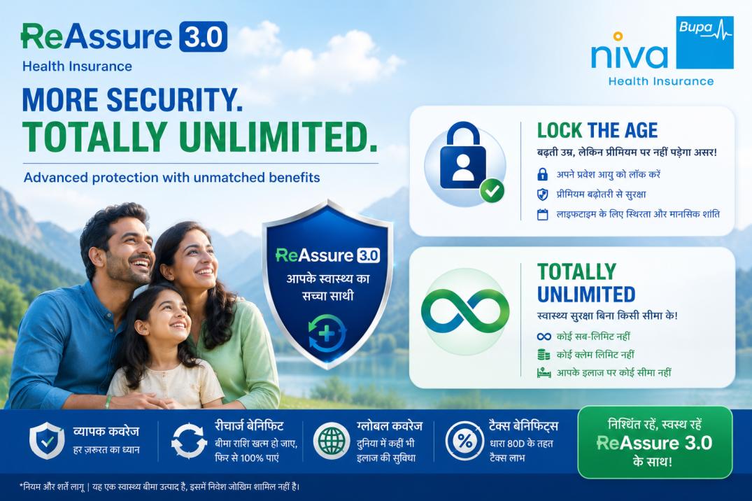Niva Bupa ReAssure 3.0 Health Insurance Plan Features and Benefits