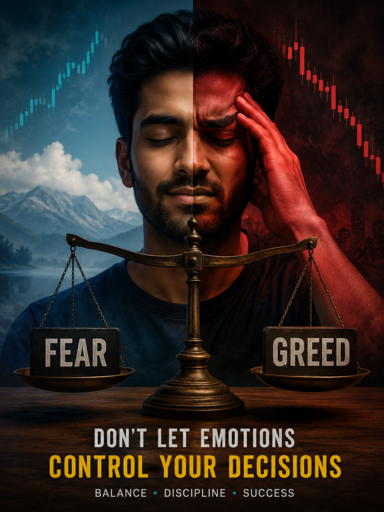 Psychology of trading - balancing fear and greed.
